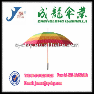 23"*8K Fashion Fiberglass Spring Torch Straight LED Umbrella