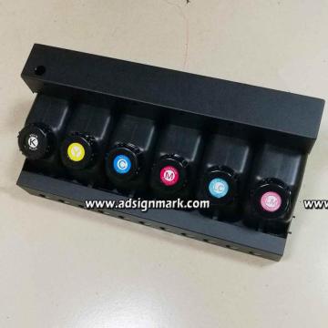 UV 1.5-liter 6 color ink cartridge supply system CISS assembly for Roland Mimaki Mutoh JHF Taimes Chinese UV printer