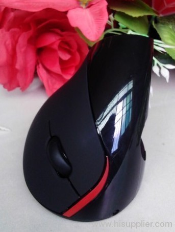 Top Hot Sell 5 Buttons Wireless Vertical Rechargable Mouse 