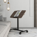 Movable Height Adjustable Laptop Desk with Single Leg