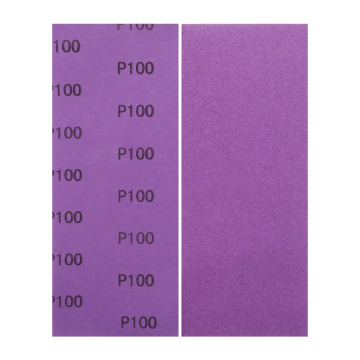Hot Selling Purple Aluminum Oxide Wet&Dry Sandpaper Rectangles 230x93mm