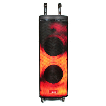 Rechargeable Hi-Fi Fire Partybox Speakers - Pure Acoustics Outdoor Flame Pro DJ Active Loudspeaker