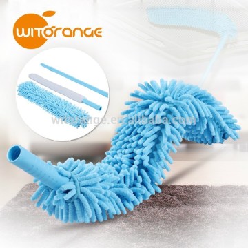 Attentive Designed Length Adjustable Bendable Chenille Duster with Telescopic Rods