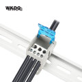 Din Rail Terminal Block Junction Box UKK80A One in several out Power Distribution Block Box Universal Electric Wire Connector