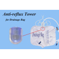 सर्जिकल ड्रेनेज बैग के लिए मेडिकल एंटी-रिफ्लक्स टॉवर
