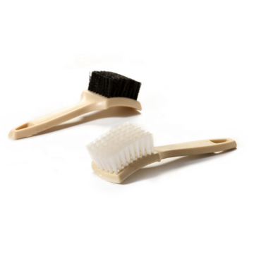 Car Wash Brush Horse Hair Interior Cleaning Detailing Brush with Small Wooden Handle for Leather Seats