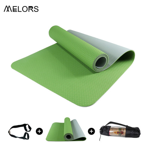 MELORS Eco Friendly Fitness Exercise Mat for Women