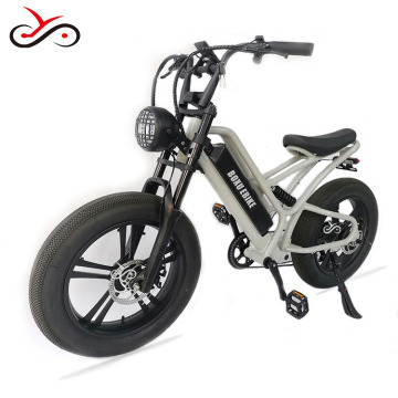 Boxu 2022 Aluminium legeringsframe Elektrische vetbandenfiets met 20 \ "X4.0 Band en Smart 100-240V Charger