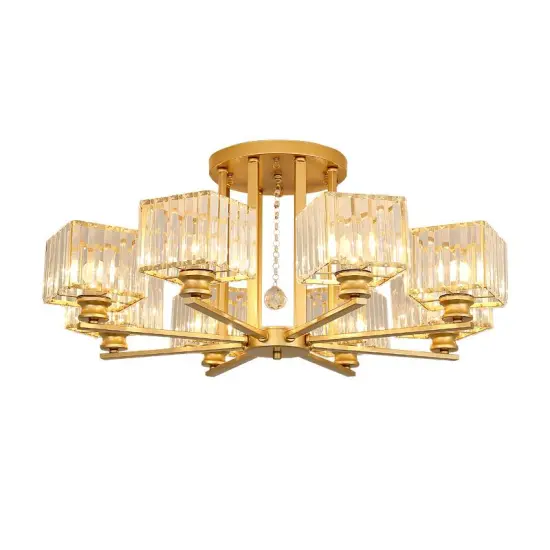 INSHINE Retro Geometry Drop Pendant Light