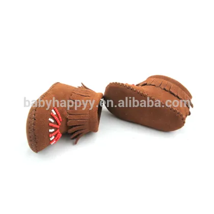 Unisex boy girl footwear boots baby snow genuine leather boots