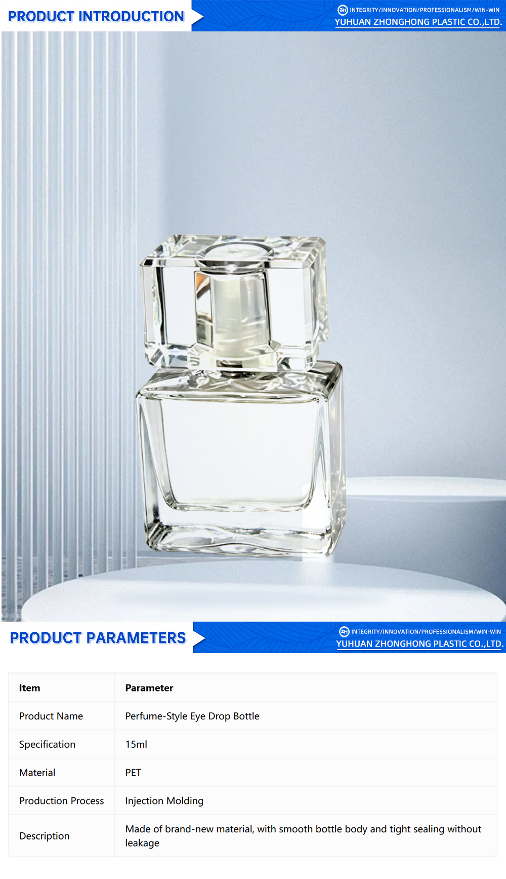 Perfume-Style Eye Drop Bottle