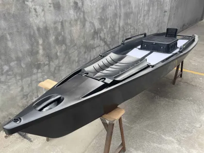 Coastal Outboard Engine Rowing Rotomolded Plastic Single Fishing Solo Skiff Boat with Motor: Your Ultimate Water Adventure Solution