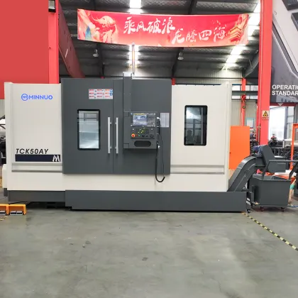 Fanuc Controlled CNC Slant Bed Lathe Superior Performance
