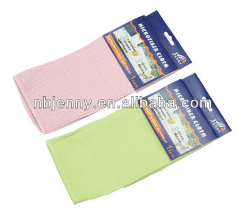 high absorbent microfiber cloth with paper card