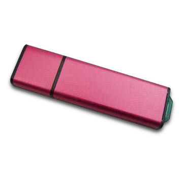 Aluminum USB Flash Drive, Supports Any Formats of Logo Imprint and Bootable Function