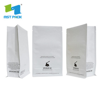 biodegradable resealable black coffee packaging bags 1kg with valve