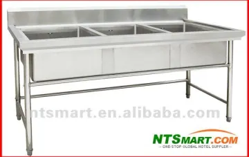 3 Bowl Kitchen Washing Sink