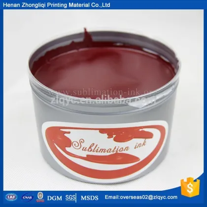 CMYK color sublimation offset ink