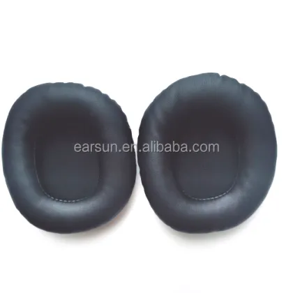 Protein Leather Replacement Ear Pads for Edifier Headphones - W800BT, K815, W808BT - Black