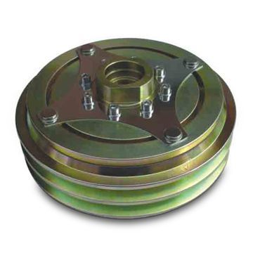 Vehicle A/C Clutch, Used to Bitzer Compressor, with 12 to 24V Rated Voltage