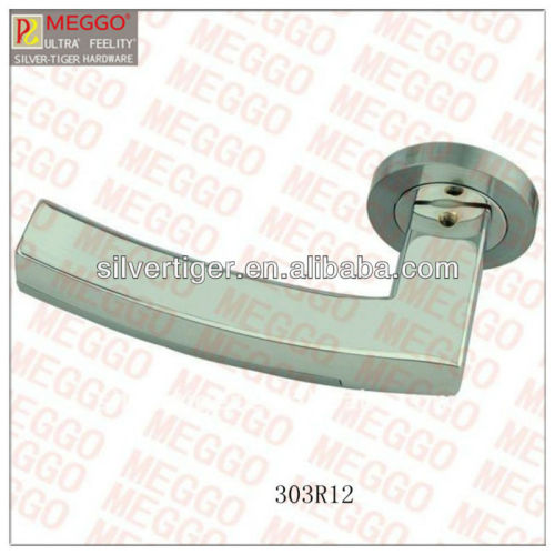 SN/CP round zinc alloy door handle /door wrist(silvertiger )