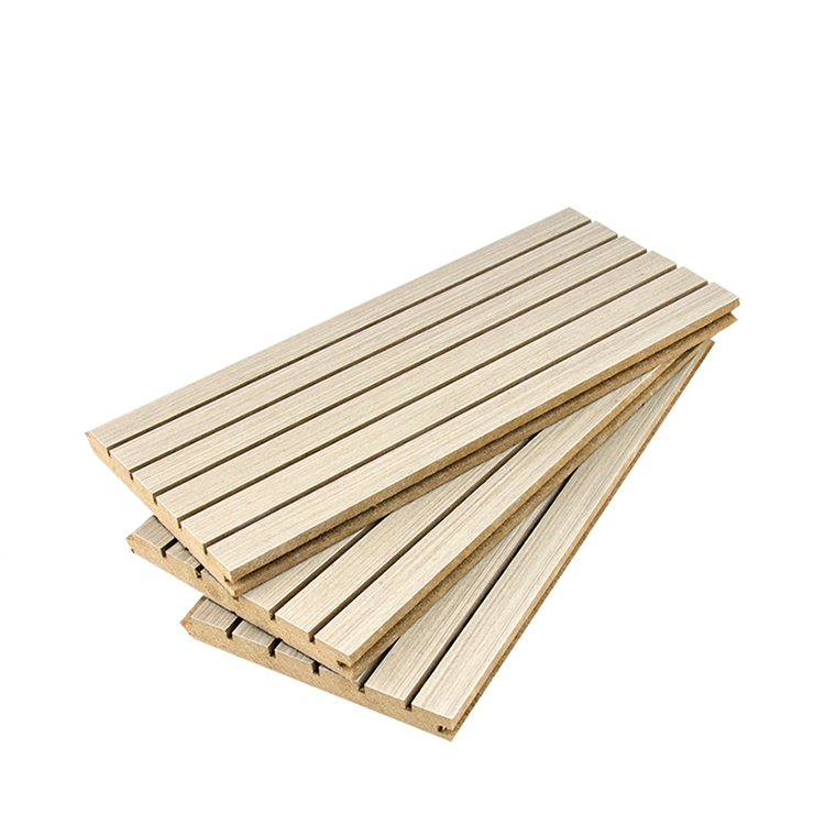 Materiais acústicos de madeira para salas de reuniões para paredes