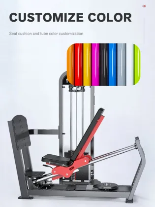 Commercial Gym Equipment: Explore Top Seated Leg Press Machines with Adjustable Weight Stack Pin Load Selection