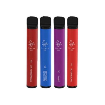 ELF BAR 600 PUFFS POD desechable Todos los sabores