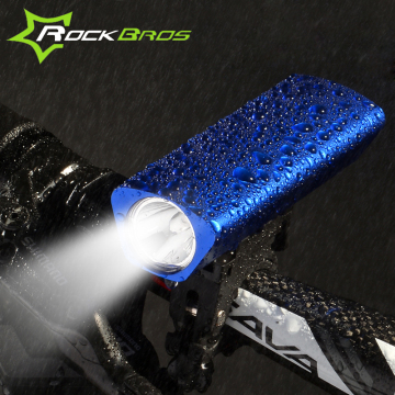 2015 New! ROCKBROS Bicycle High Bright Front Light Night Riding Safe Flashlight 3W Cycling Bike Handlebar Waterproof Light Lamp