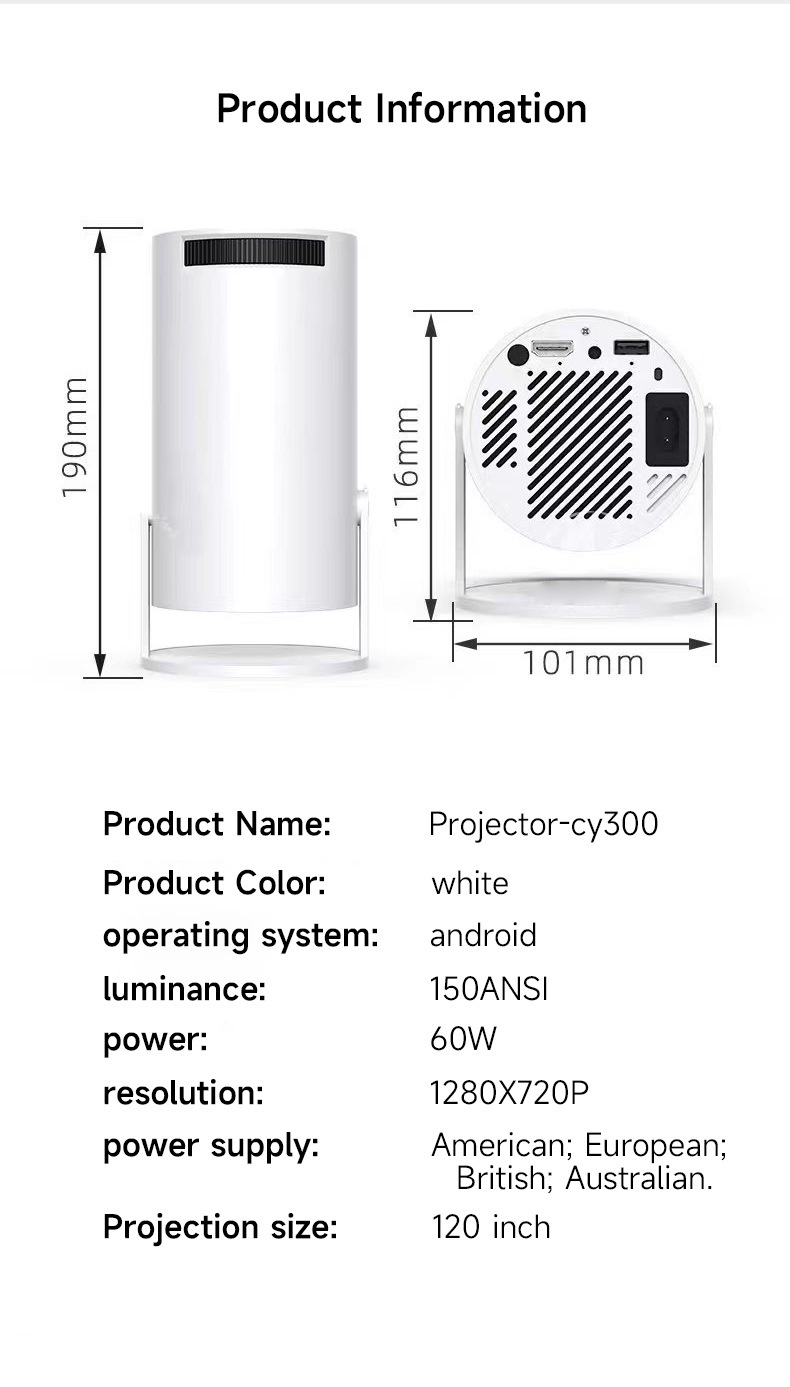 White projector