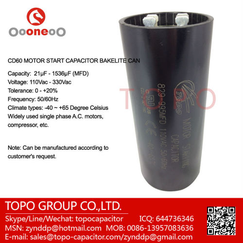 110 Volt Electric Motor Capacitor, High Quality 110 Volt Electric Motor
