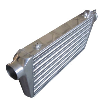 Universal Aluminum Racing Car Delta Fin Type Air to Air Intercooler" could be shortened to "Delta Fin Air to Air Intercooler for Racing Cars". However, for a search engine title, we might want it to be more concise. Here's a suggestion:

"Aluminum Racing 