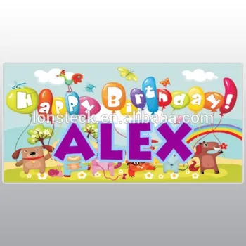 Outdoor PVC/Vinly banner for promotion, Personalize Birthday Banner
