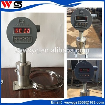 Detachable clamp installation pig indicator, resetable signal pig device