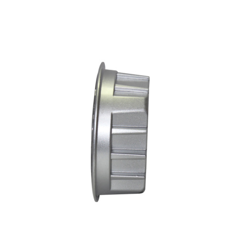 Yellow flashing light aluminum pressure round road stud