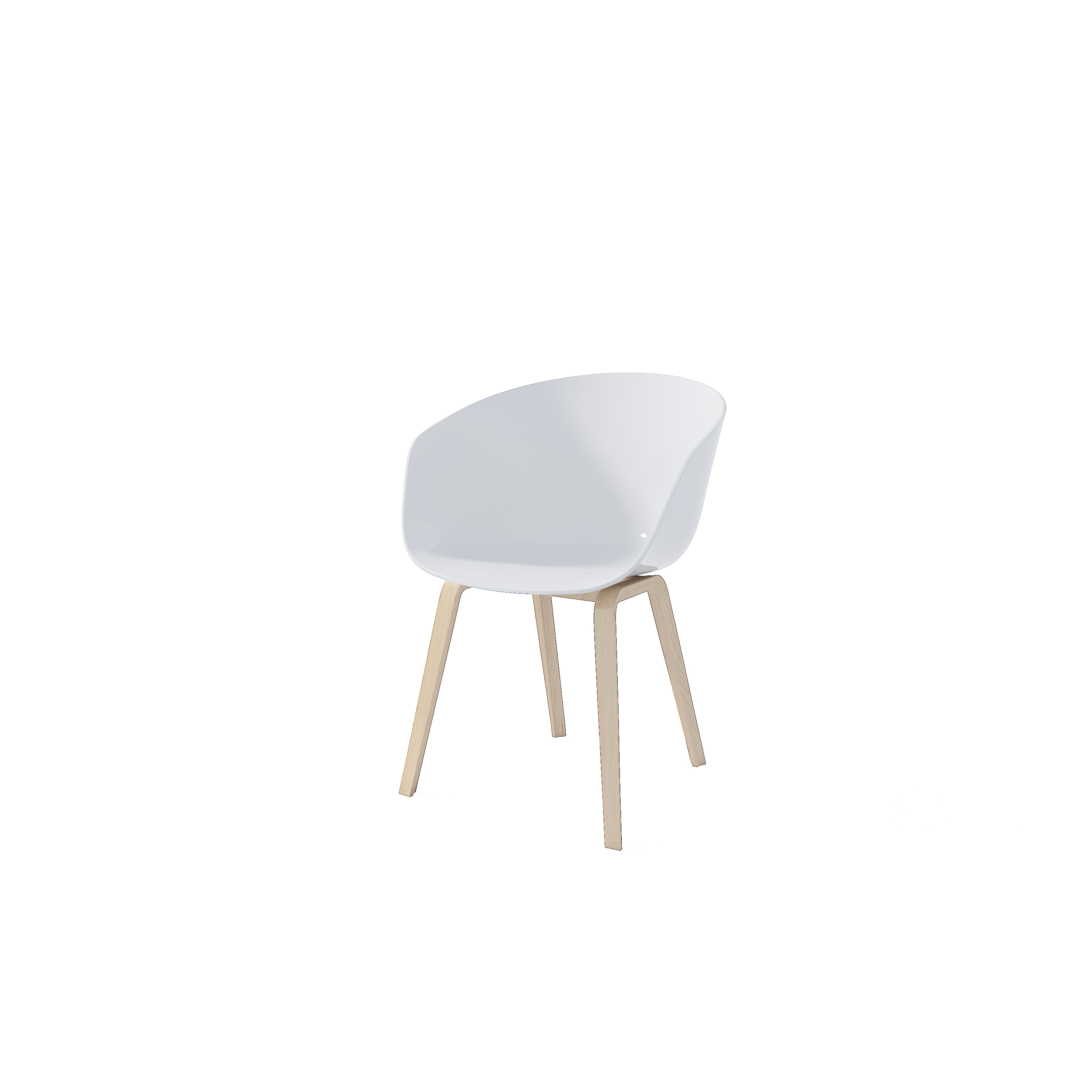 White Plastic Dining Chairs