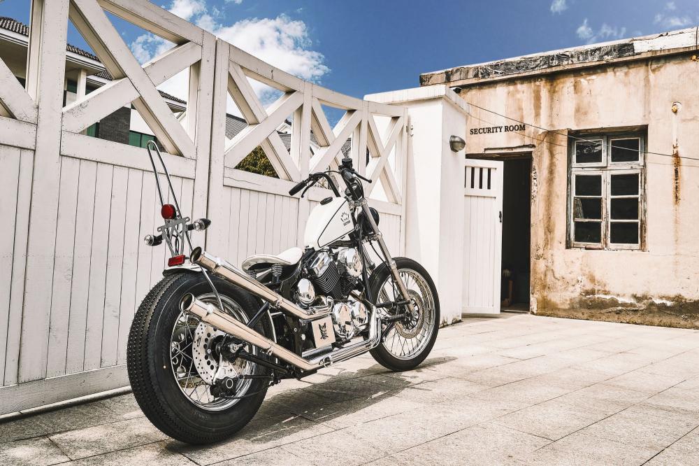 chopper custom motorcycle