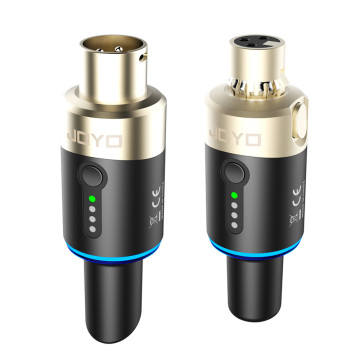 Sistema di ricevitore del trasmettitore per microfono wireless XRL ricaricabile da 5,8 GHz per mixer audio - Joyo MW -1