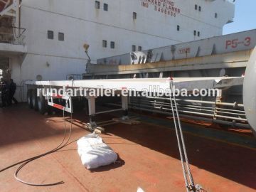 New style new arrival low flatbed semi lorry trailer