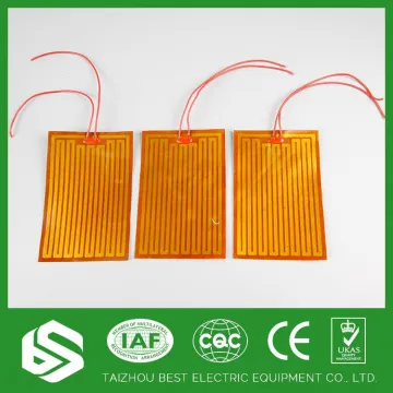 High performance round polyimide film thin film flexible heaters