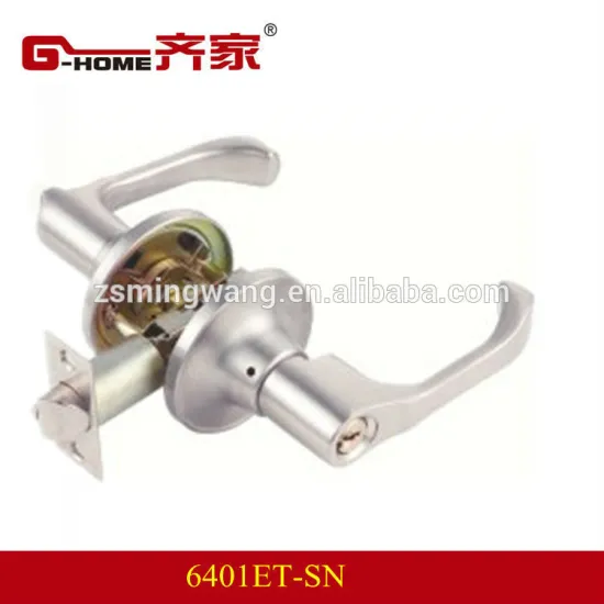 tubular lever lock with zinc alloy handle
