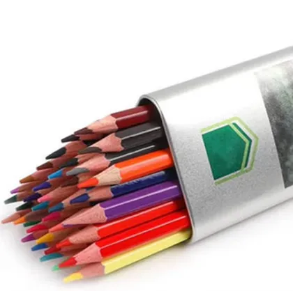 36 Color Standard Wood Colored Pencil Set - Bright Pencils for School Stationery Supplies