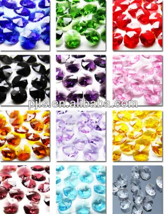 octagon crystal beads, glass beads