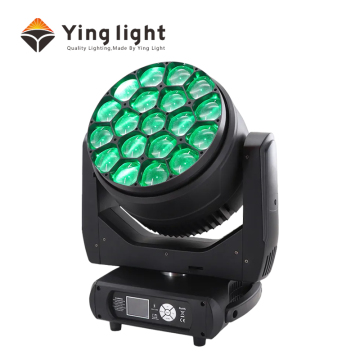 19x40W Big Eye LED Moving Lights - Bee Eyes RGBW 4in1 Zoom Wash Moving Head Light