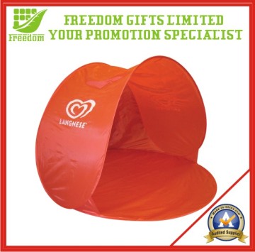 Werbe Custom Logo Polyester Pop-up Strandmuschel
