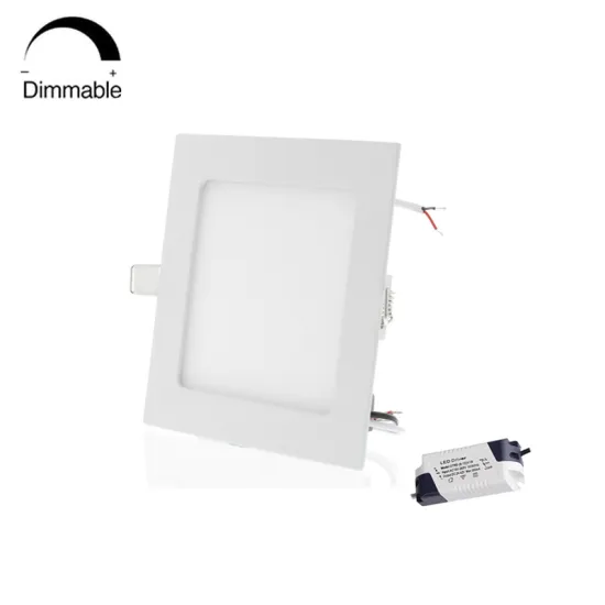 Ultra Slim Square Dimmable SMR Recessed LED Flat Panel Light (6W-24W)