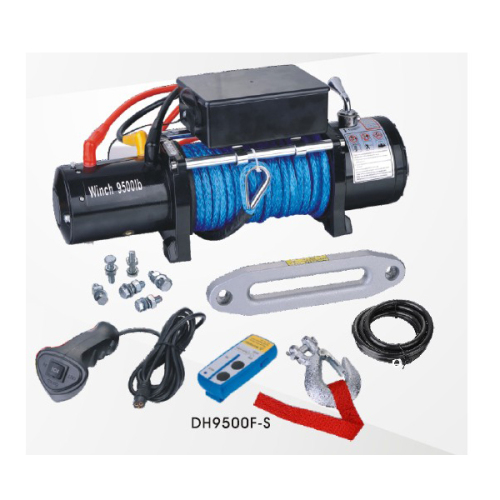 Winch listrik 9500lb untuk mobil, truk perahu