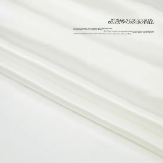 Natural white silk satin fabric soft silk cotton charmeuse lining