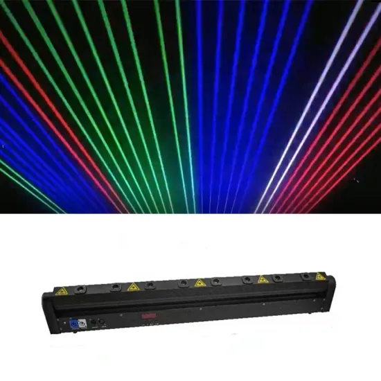8 Eyes Full RGB Color Laser Moving Head Light for Wedding Shows