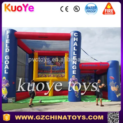 football field goal game football challenge sport game with kick n throw